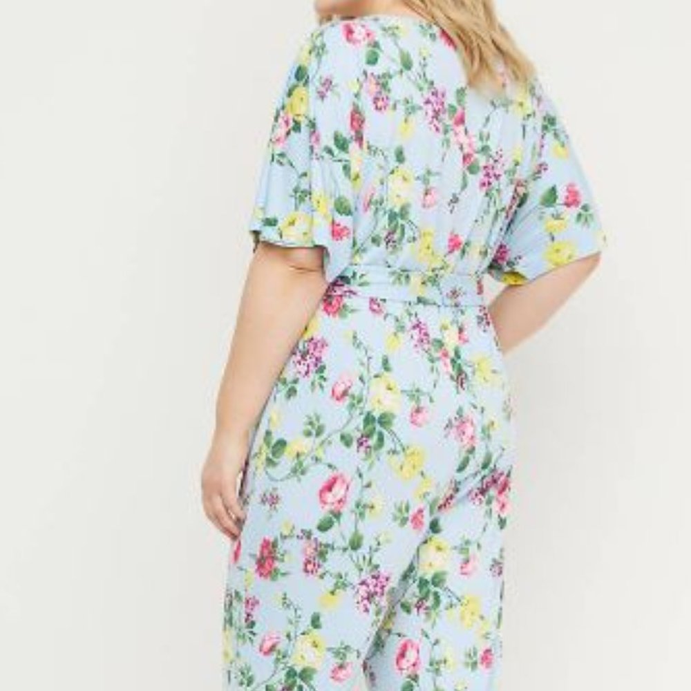LANE BRYANT JUMPSUIT NWT 26/28 PERFECT FOR SPRING - Picture 4 of 8